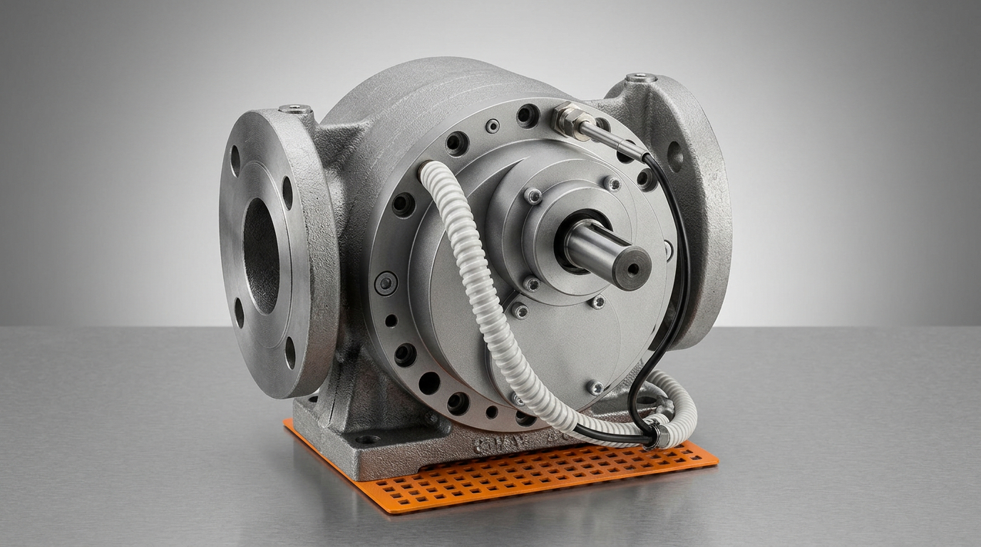 Pompa Industriale Per Fluidi Viscosi Equipaggiata Con Il Sistema Di Riscaldamento A Cartucce Progettato Da Pompe Casali.